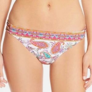 Nanette Lepore Paisley & Floral Pattern Swim Bottoms